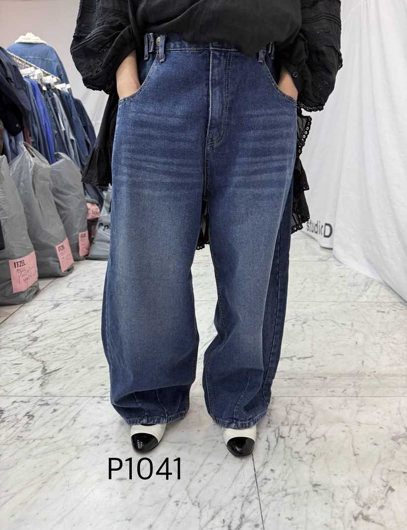 ITZEL韓國直郵㊣女裝新款休閑熱賣時尚推薦人氣25秋冬牛仔褲加絨ITZEL牛仔褲