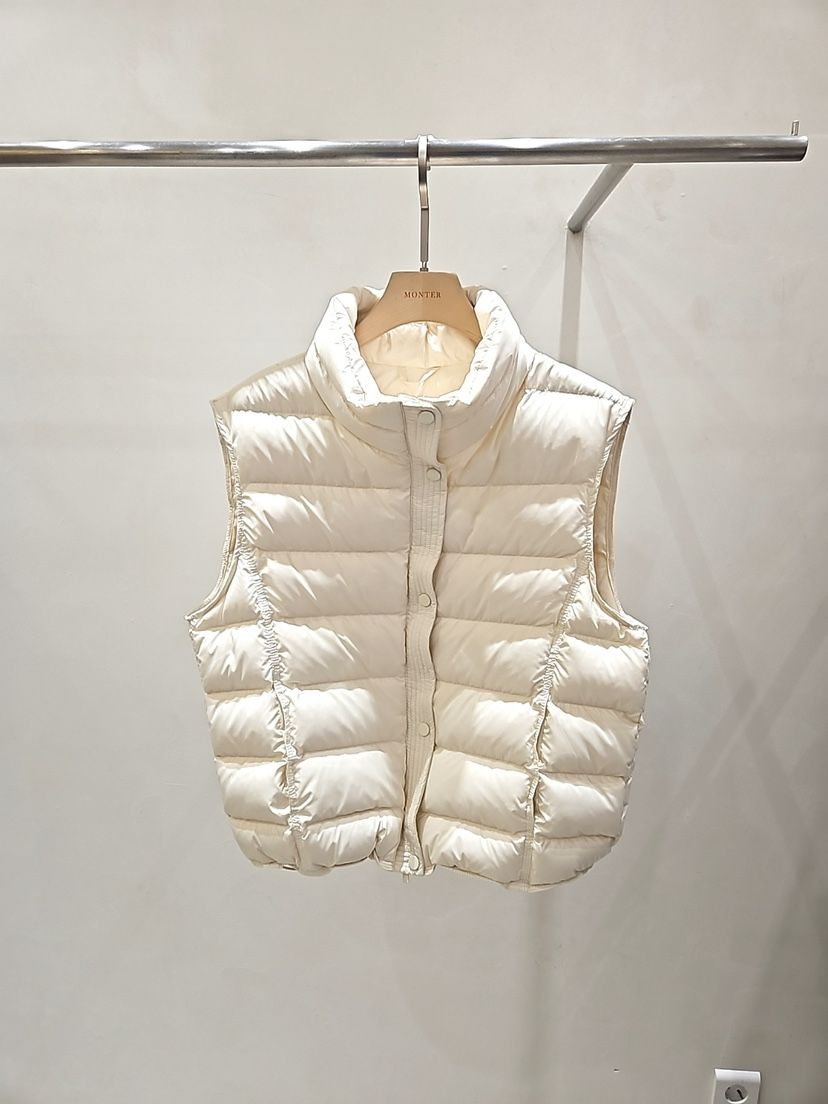 MONTER韓國代購㊣女士新品休閑職業時尚真品25秋冬馬甲填充鴨絨MONTER馬甲