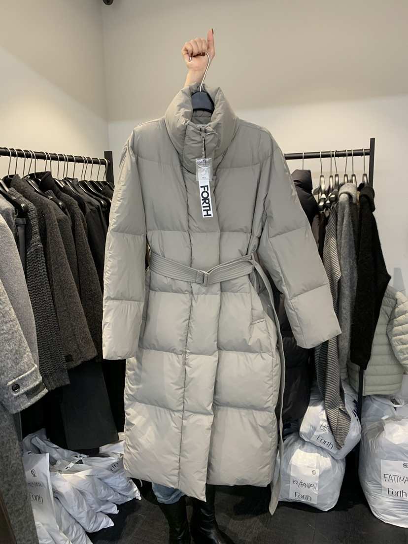 FORTH東大門㊣實拍女裝新品職業真品休閑推薦人氣長款羽絨服FORTH長款羽絨服