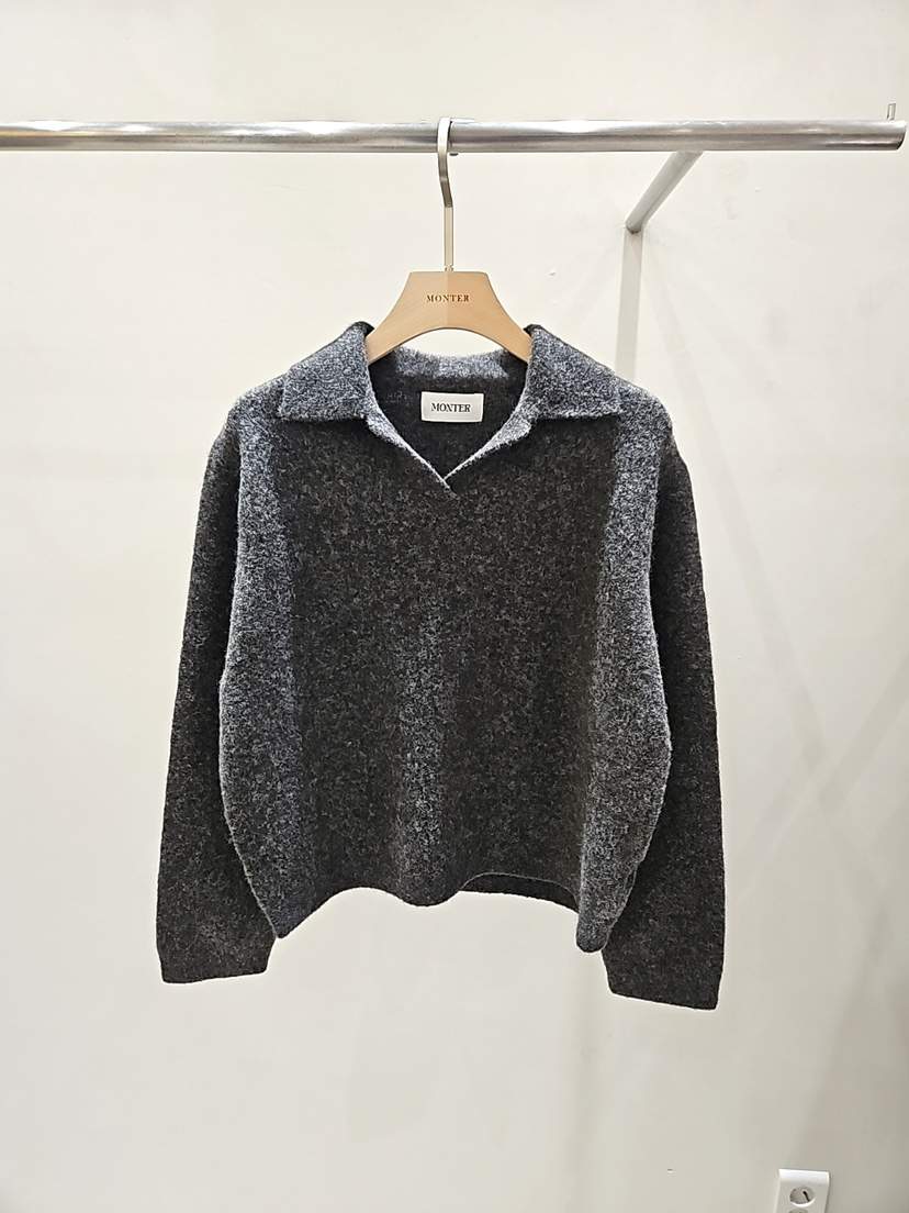 MONTER東大門㊣實拍女裝新款休閑真品熱賣25秋冬針織衫狐貍MONTER針織衫