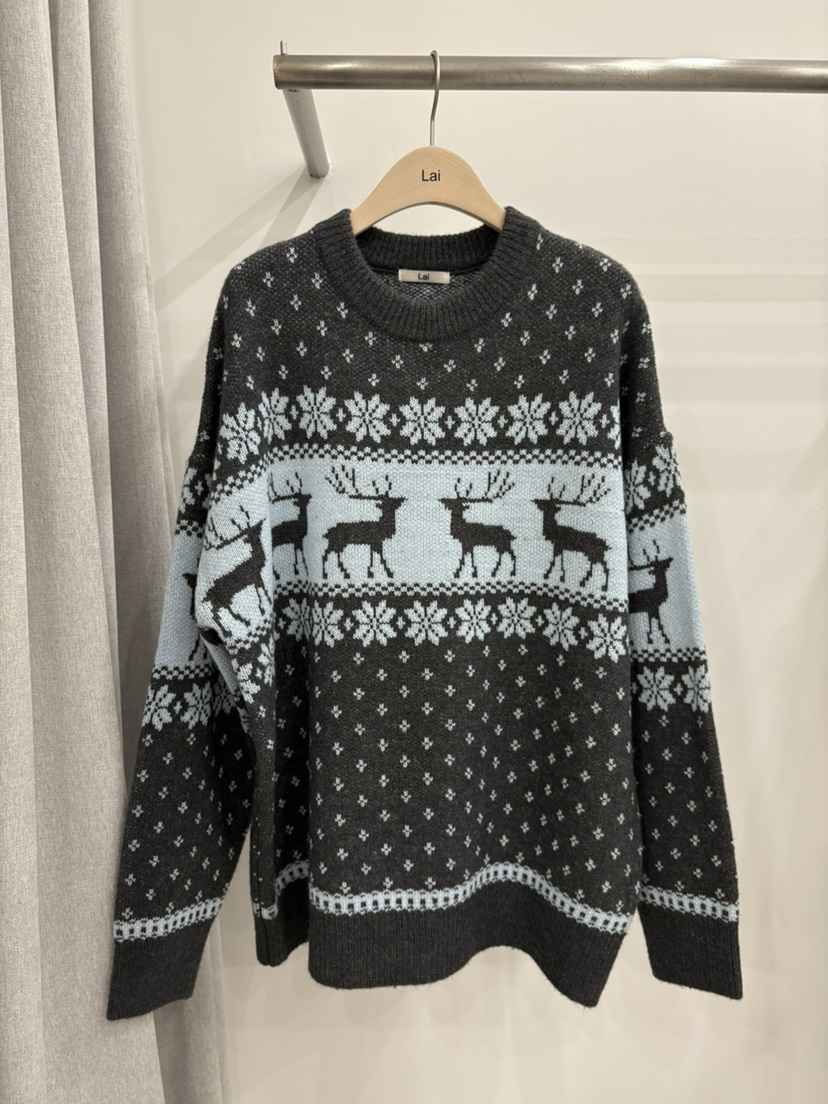 LAI東大門㊣代購女士新款推薦25秋冬真品職業休閑時尚針織衫Lai針織衫