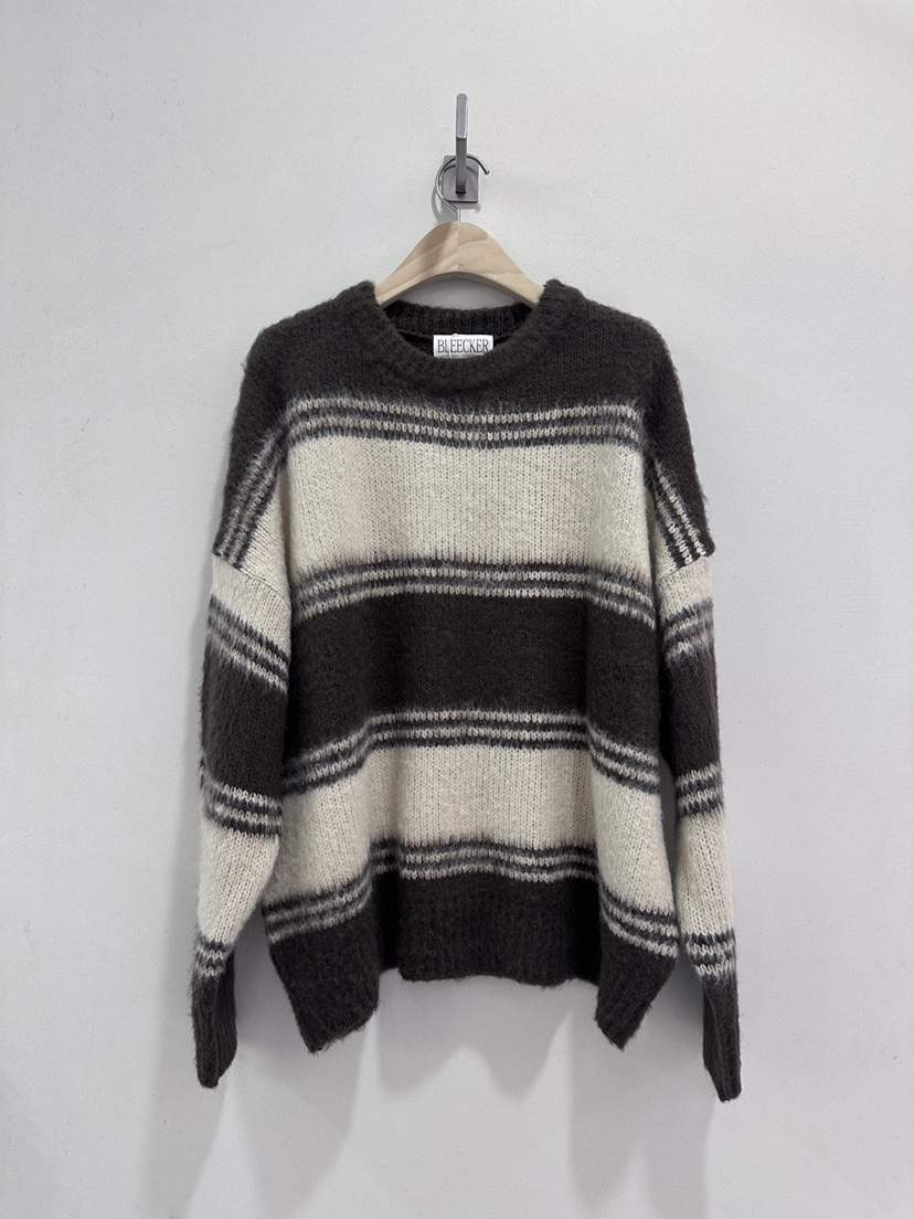 BLEECKER韓國代購㊣女士新款人氣時尚25秋冬休閑推薦針織衫BLEECKER針織衫