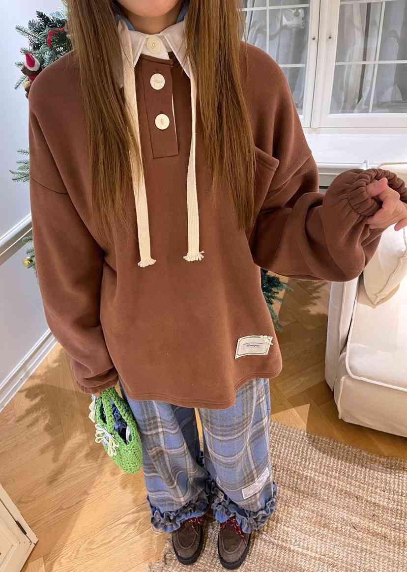 BOUTIQUE-L東大門㊣代購女士新品真品職業推薦25秋冬休閑衛衣BOUTIQUE-L衛衣