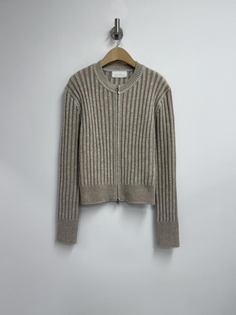 YIKHO STYLE東大門㊣代購女裝新款推薦休閑時尚針織衫拉鏈YIKHO STYLE針織衫