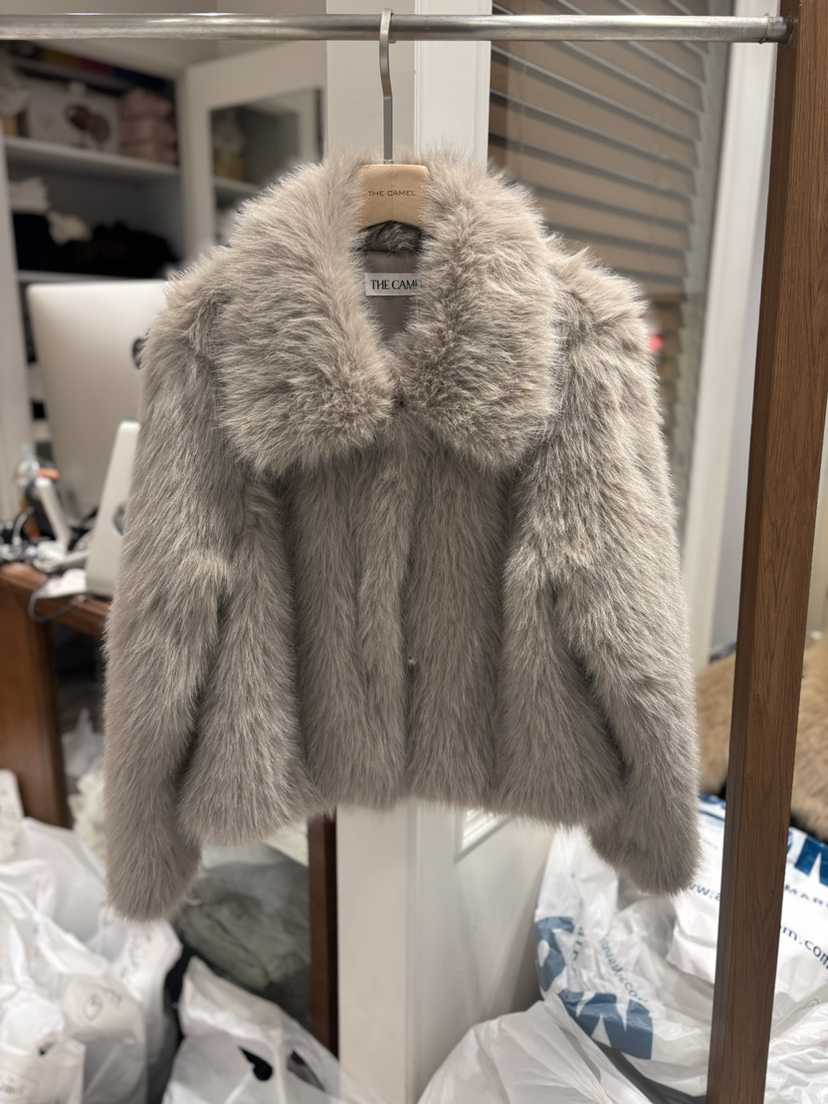 THE CAMEL東大門㊣代購女裝新款推薦短款大衣the came_l 家短款大衣