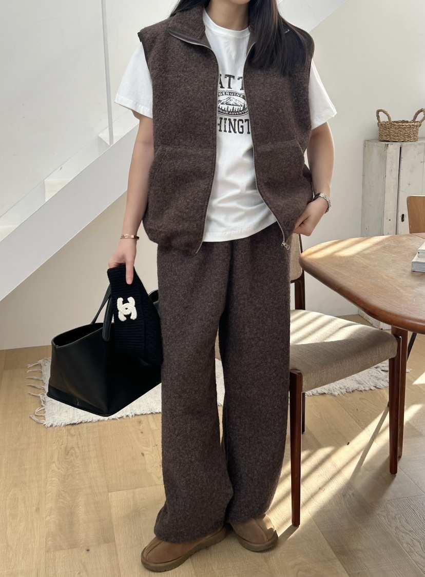 LE VASE東大門㊣直郵女士新款時尚熱賣休閑推薦25秋冬休閑褲LE VASE休閑褲