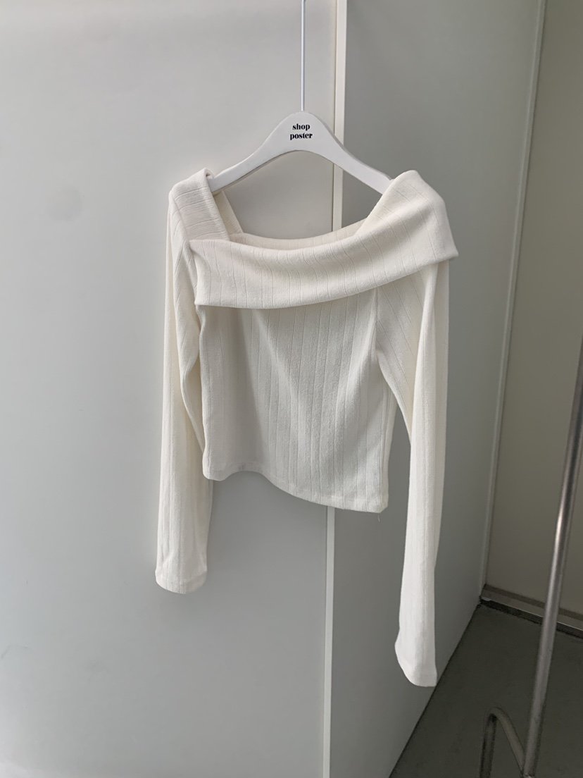 SHOP POSTER東大門㊣直郵女士新款職業人氣休閑時尚長袖T恤SHOP_POSTER長袖T恤