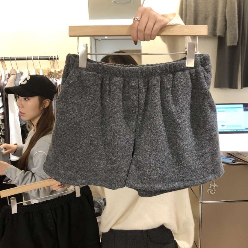 W AND J韓國直郵㊣女裝新款休閑職業時尚25秋冬熱賣真品短褲W AND J短褲