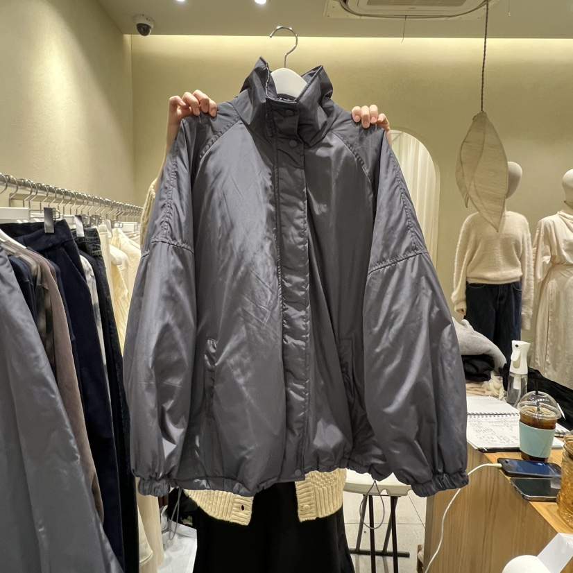 BROCCOLISALAD韓國直郵㊣女裝新款25秋冬推薦真品時尚夾克jp棉BROCCOLISALAD夾克