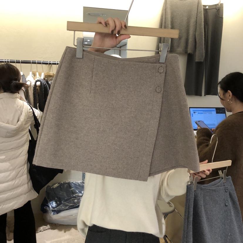 W AND J東大門㊣代購女士新款職業真品25秋冬人氣時尚裙褲W AND J裙褲