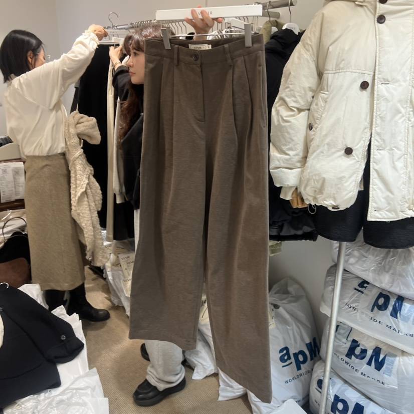 VENIR-a東大門㊣實拍女士新品真品25秋冬休閑職業休閑褲加絨VENIR-a休閑褲