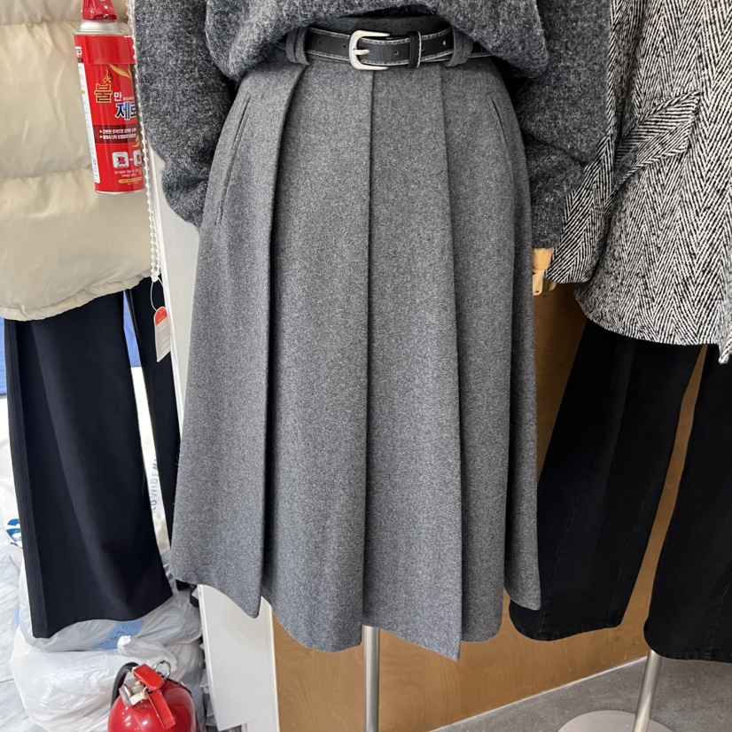 BLAIR東大門㊣實拍女裝新品職業熱賣推薦半身裙中短裙不含腰帶BLAIR seoul半身裙/中短裙