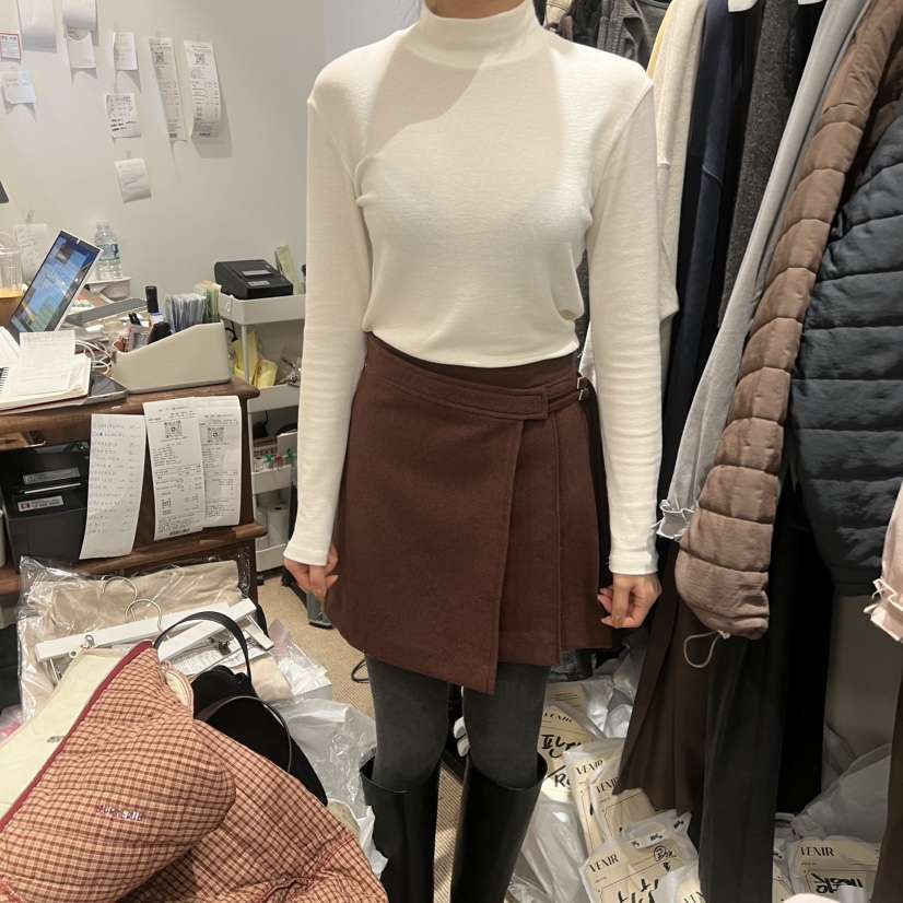 VENIR-a韓國代購㊣女裝新款休閑時尚推薦真品熱賣25秋冬長袖T恤VENIR-a長袖T恤