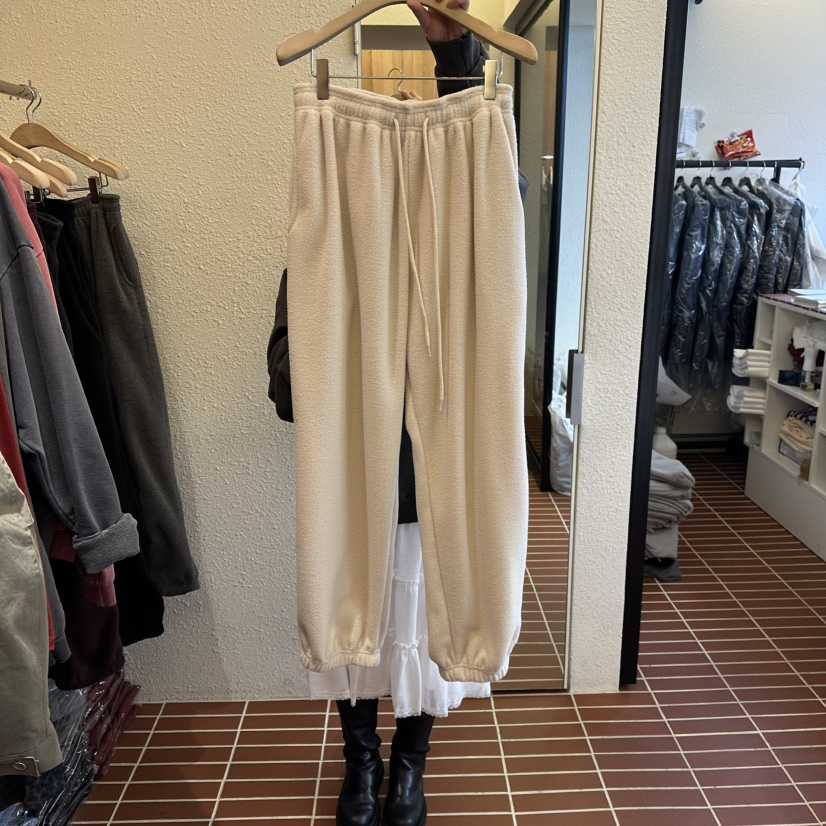 CHOI-L韓國代購㊣女裝新品真品推薦人氣職業休閑褲抓絨紐扣CHOI休閑褲