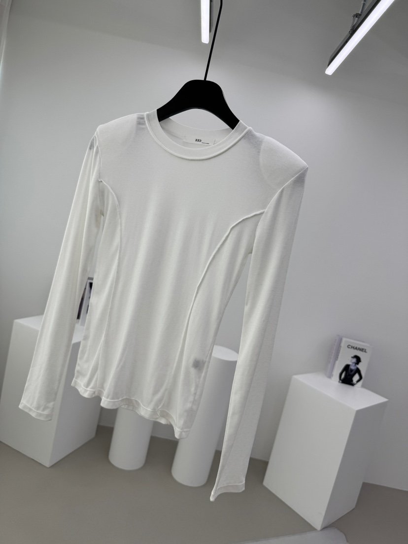 RED-A韓國直郵㊣女士新品時尚人氣熱賣職業休閑真品長袖T恤RED-A長袖T恤