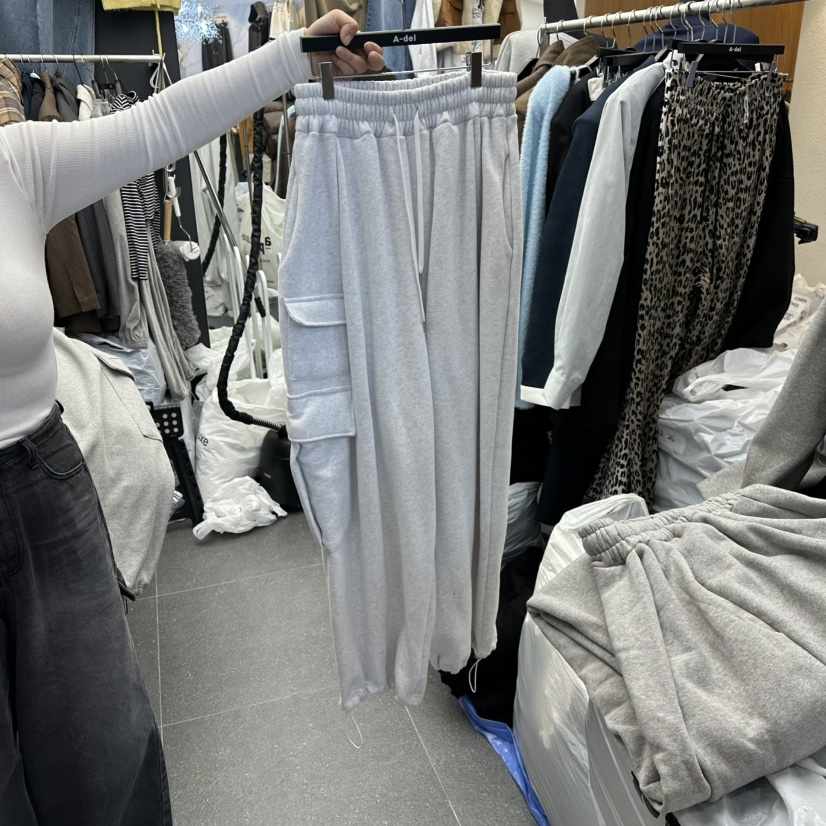 A-DEL韓國直郵㊣女裝新品時尚25秋冬推薦人氣休閑休閑褲加絨A-DEL休閑褲