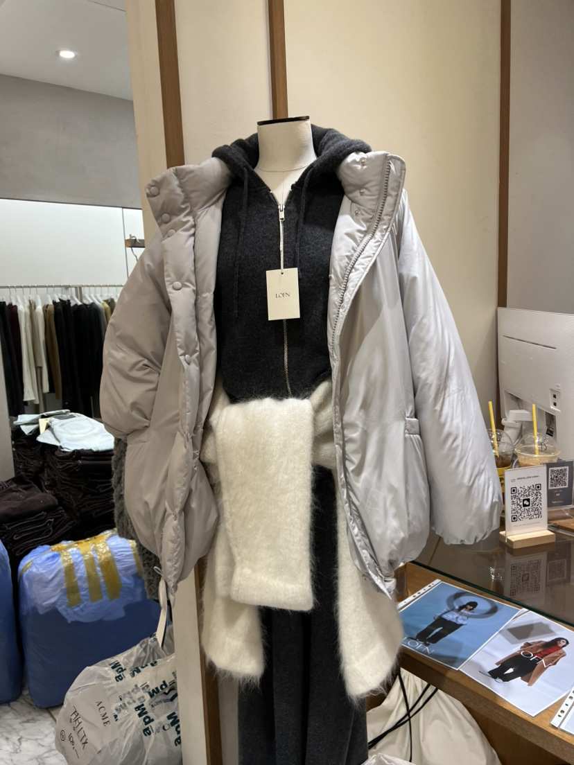 LOFN韓國代購㊣女裝新款職業人氣休閑25秋冬短款羽絨服鴨絨LOFN短款羽絨服
