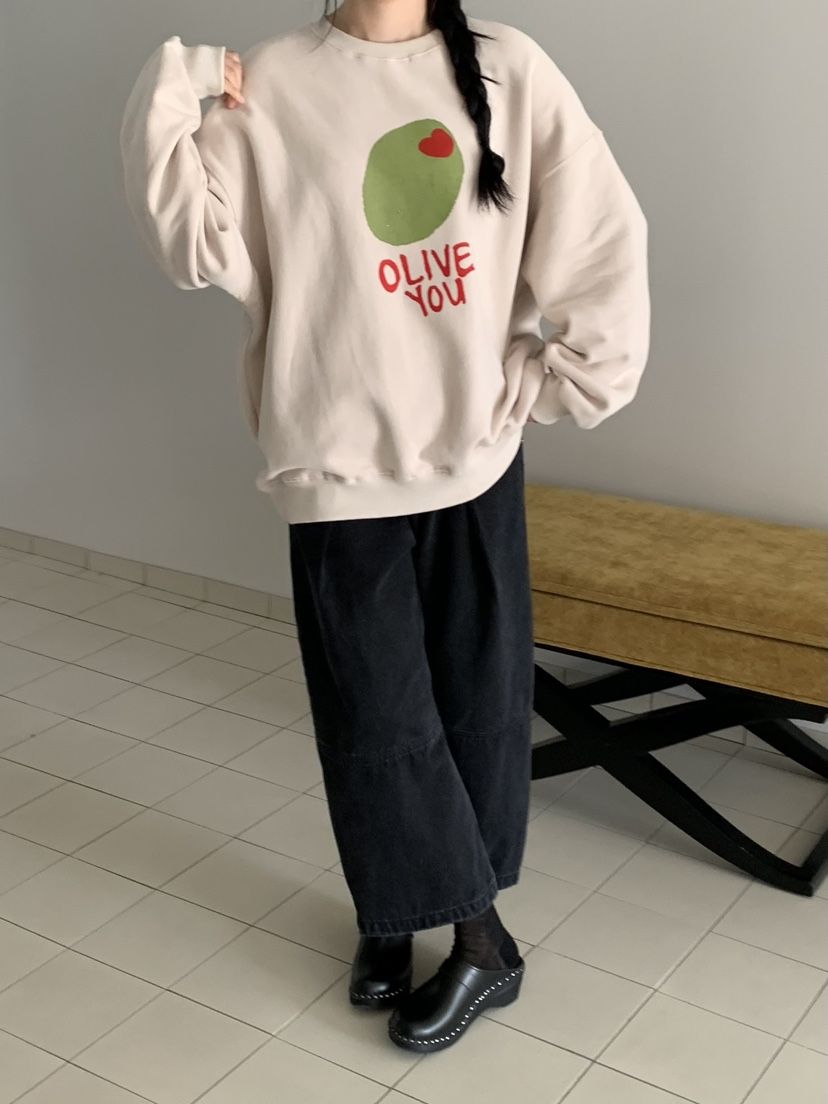 LOVE MY SANTA東大門㊣實拍女裝新品推薦熱賣時尚25秋冬衛衣Santa/LOVE MY SANTA衛衣