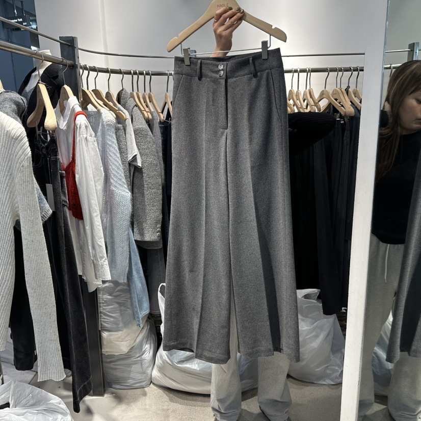 HABLE東大門㊣實拍女裝新品熱賣推薦人氣真品職業25秋冬休閑褲HABLE休閑褲