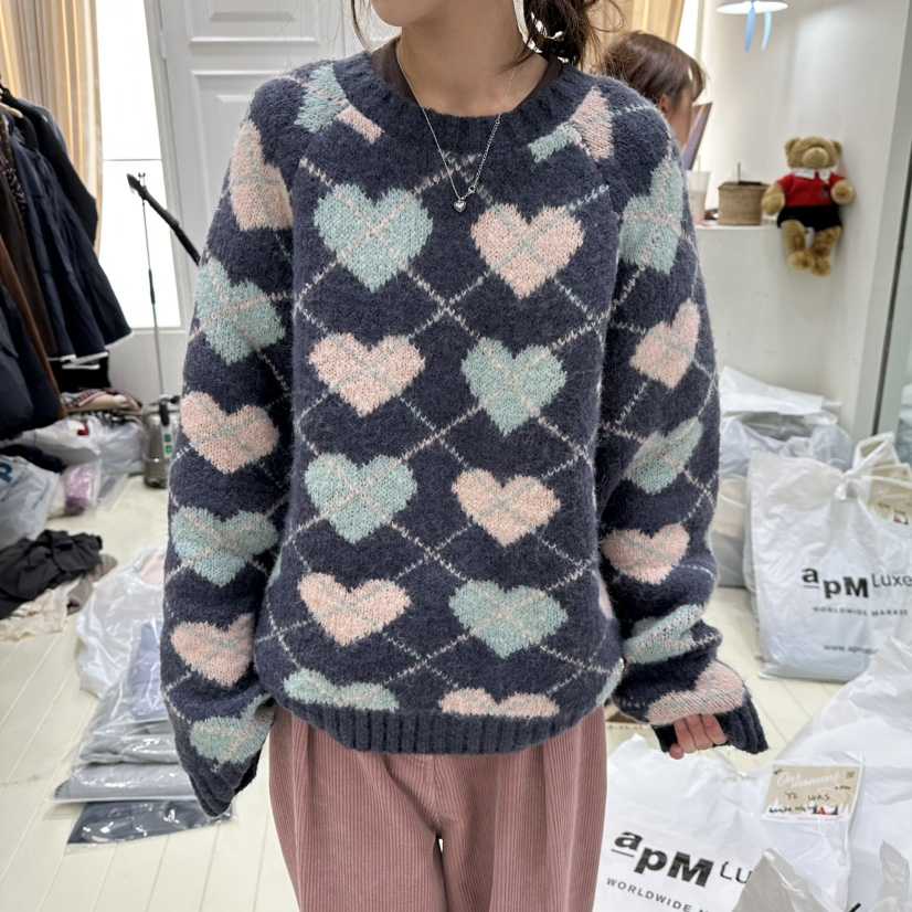 OURMOMENT韓國代購㊣女裝新品推薦職業熱賣25秋冬真品時尚毛衣OURMOMENT毛衣