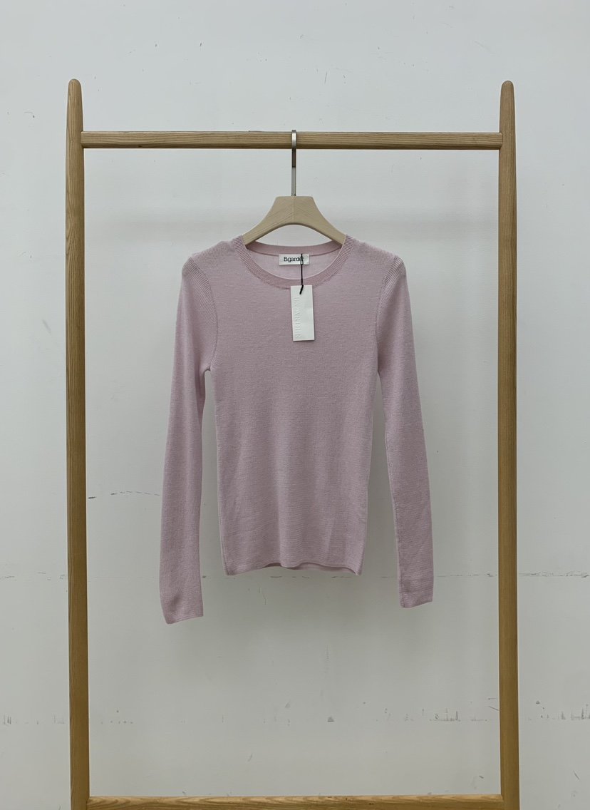 B_GARDER東大門㊣實拍女士新品25秋冬推薦時尚休閑熱賣長袖T恤B.GARDER長袖T恤