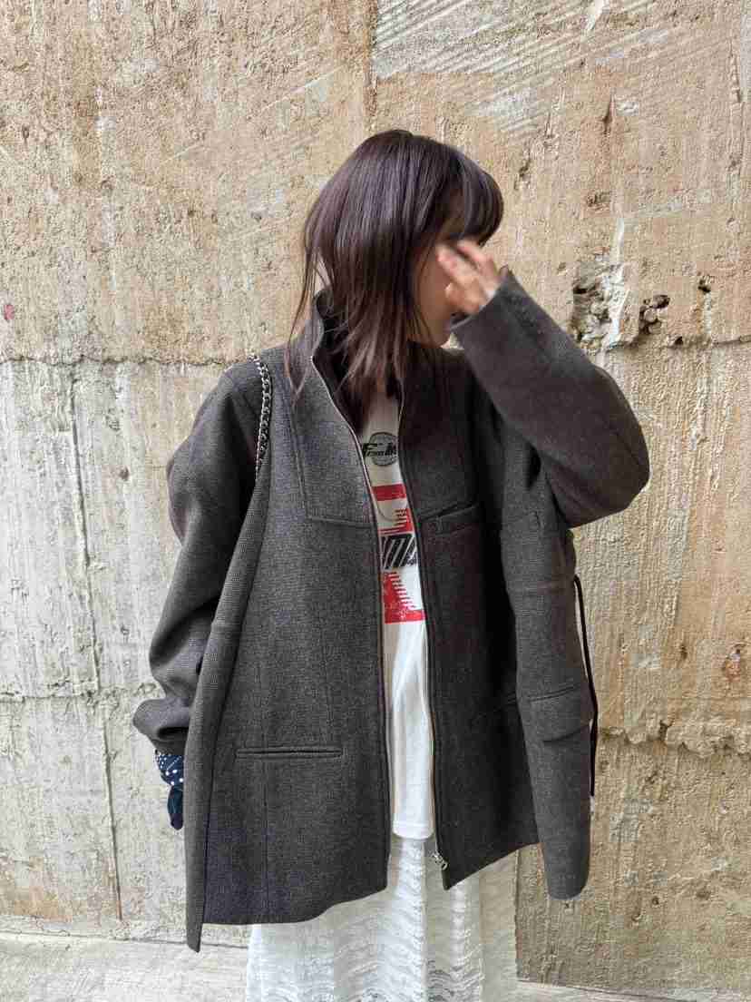 FRANC—L東大門㊣實拍女士新款職業休閑真品人氣時尚短款大衣FRANC短款大衣