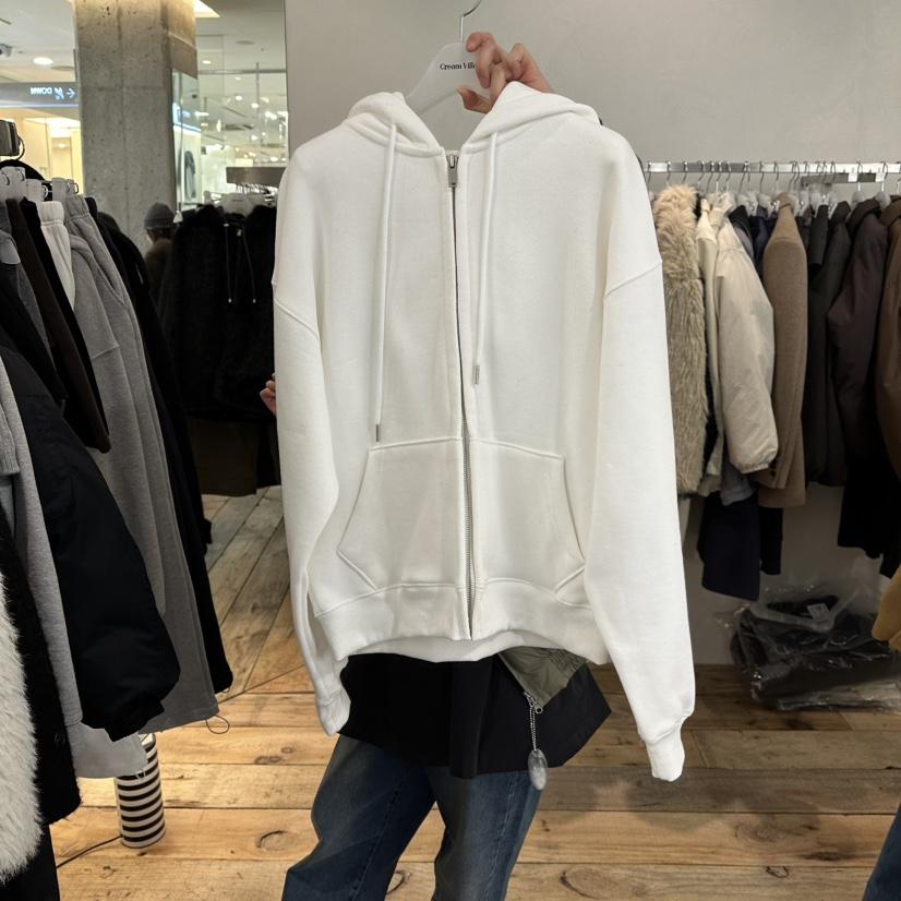 CREAM VILLA東大門㊣代購女裝新款人氣夾克拉鏈加絨CREAMVILLA夾克