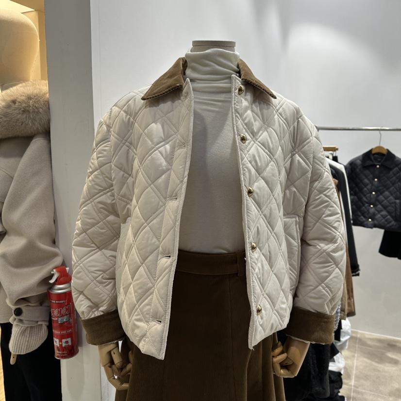 ENVY東大門㊣實拍女士新品真品休閑25秋冬推薦短款棉服絎縫ENVY短款棉服