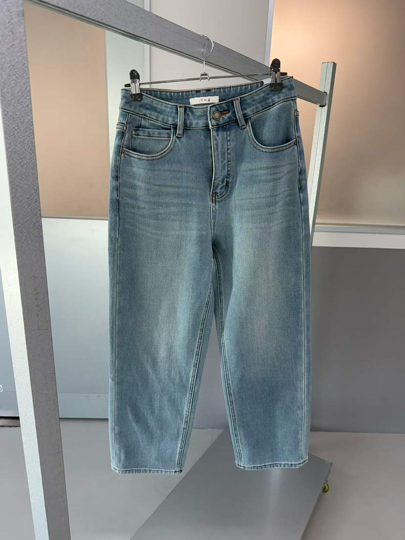 TUG韓國代購㊣女士新品真品人氣熱賣時尚推薦25秋冬職業牛仔褲TUG牛仔褲