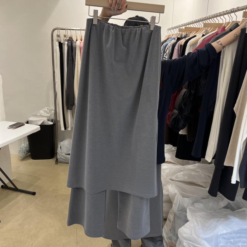 MUNSELL韓國代購㊣女士新款25秋冬職業時尚推薦熱賣人氣裙褲MUNSELL裙褲