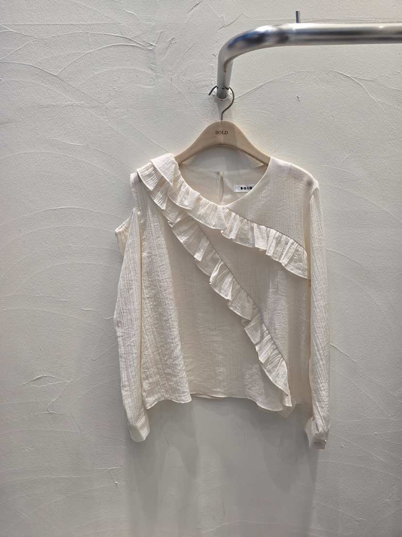 BOLD韓國直郵㊣女士新款真品休閑時尚25秋冬職業襯衫蕾絲衫BOLD襯衫/蕾絲衫