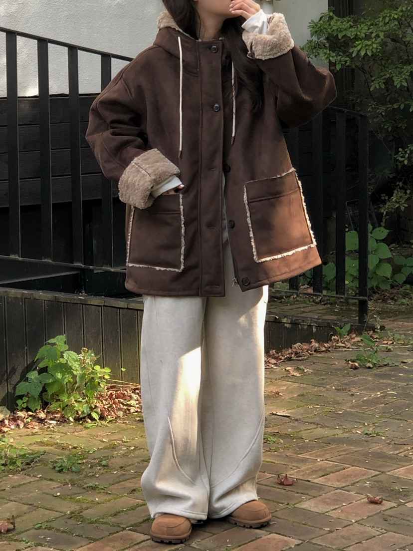 ONDO-P東大門㊣代購女裝新款25秋冬真品時尚休閑人氣短款棉服ONDO-P短款棉服