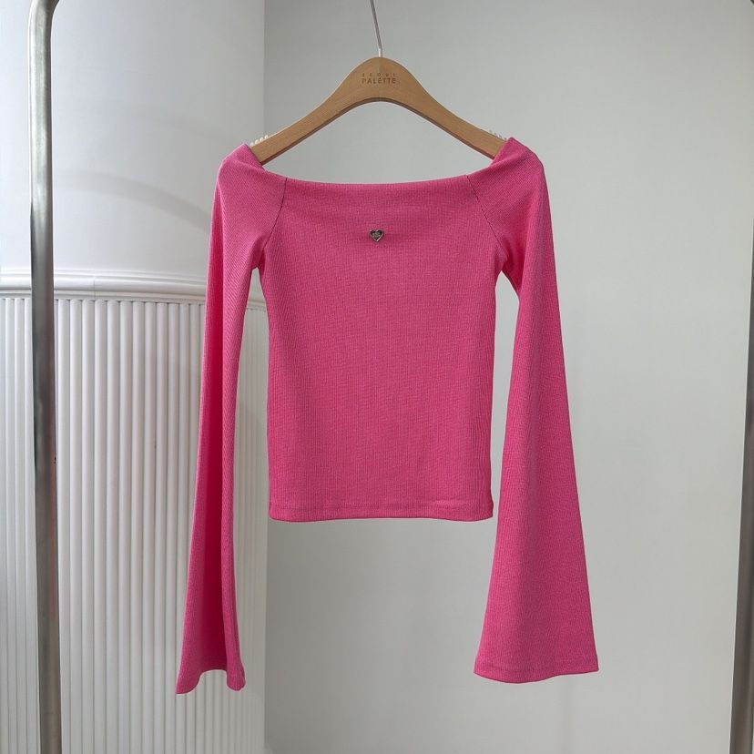 PALETTE-Q東大門㊣代購女裝新款人氣熱賣時尚推薦25秋冬長袖T恤PALETTE長袖T恤