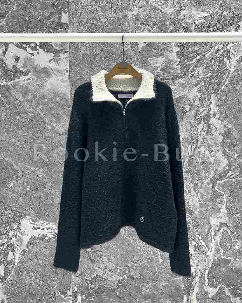 ROOKIE BUD韓國代購㊣女裝新品推薦真品25秋冬職業針織衫拉鏈ROOKIE BUD-L針織衫