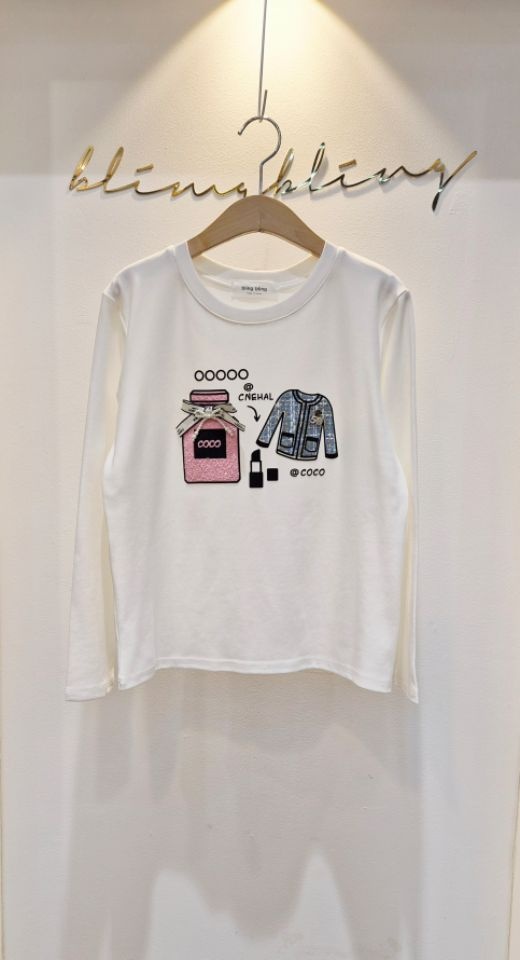 RICO東大門㊣實拍女裝新款熱賣真品職業推薦時尚25秋冬長袖T恤bling bling/RICO長袖T恤