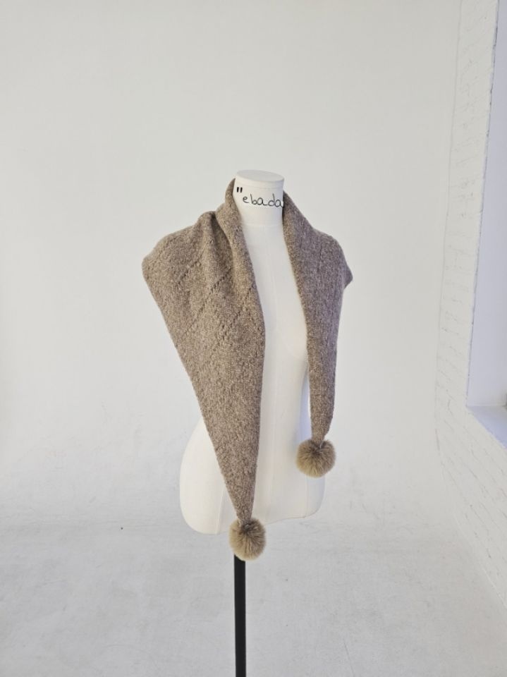 EBADA韓國代購㊣女士新品25秋冬時尚人氣推薦職業真品圍巾披肩EBADA圍巾/披肩