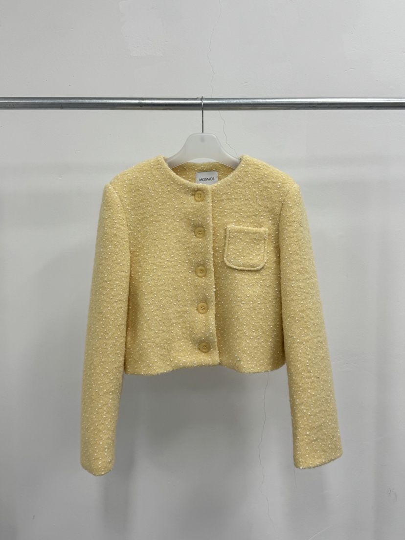 MOSMOS韓國直郵㊣女士新品推薦25秋冬時尚真品人氣短款大衣MOSMOS短款大衣