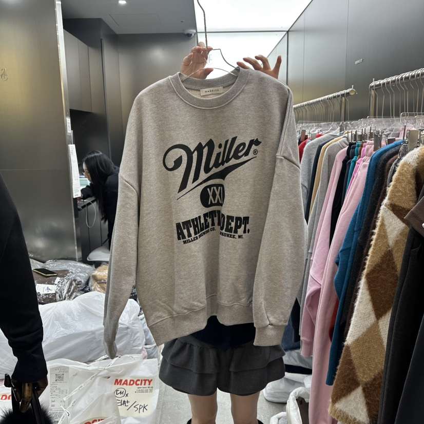 MADCITY東大門㊣代購女士新款時尚人氣25秋冬休閑職業真品衛衣MADCITY衛衣