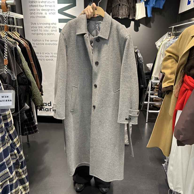 EL BOSQUE韓國直郵㊣女裝新品推薦休閑熱賣人氣中長款大衣EL BOSQUE中長款大衣