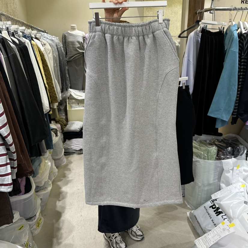 REFLAT韓國直郵㊣女士新款人氣25秋冬休閑時尚推薦長裙加絨REFLAT長裙