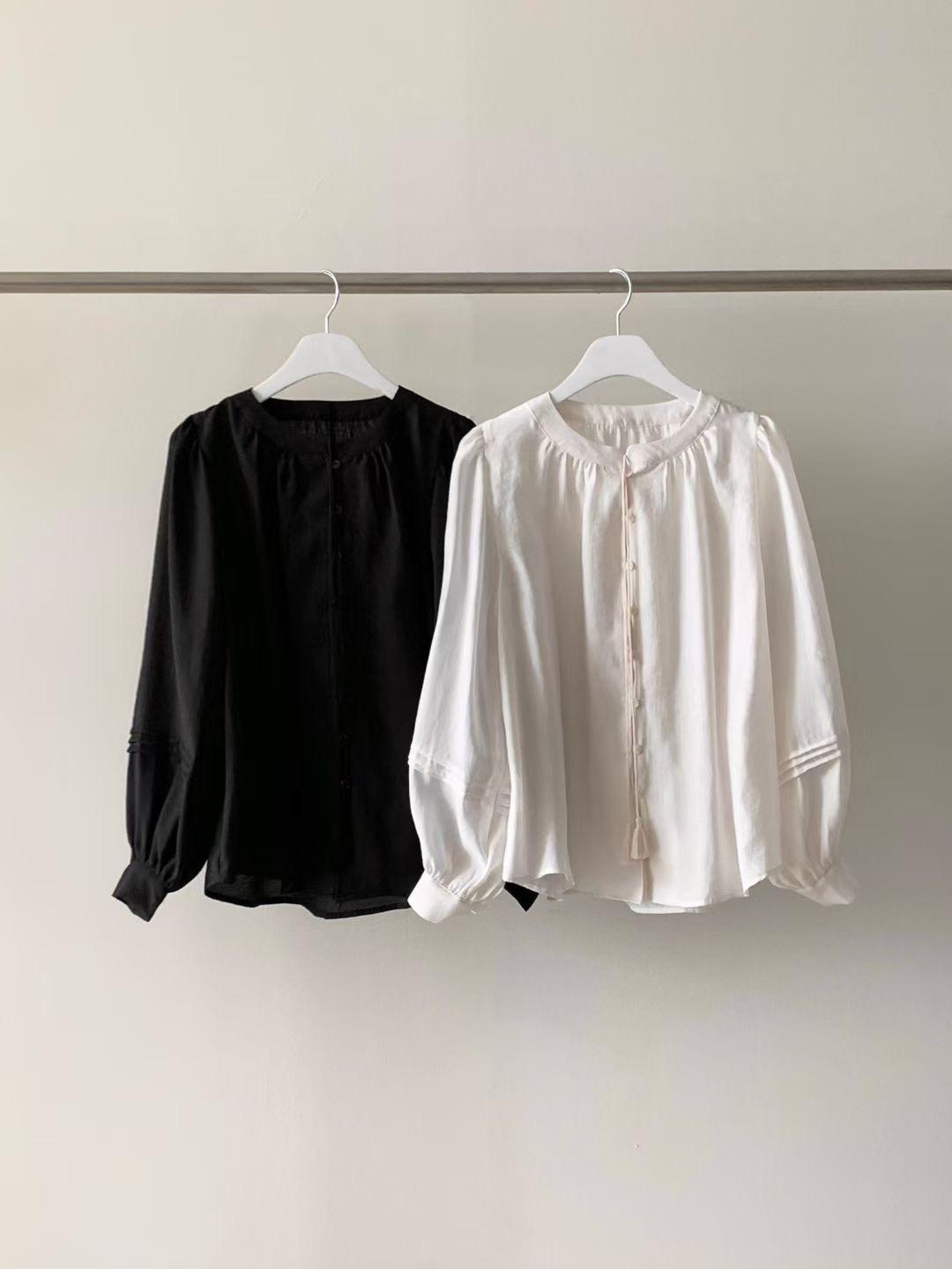 CAROL韓國代購㊣女士新款推薦休閑職業人氣真品25秋冬襯衫蕾絲衫CAROL襯衫/蕾絲衫