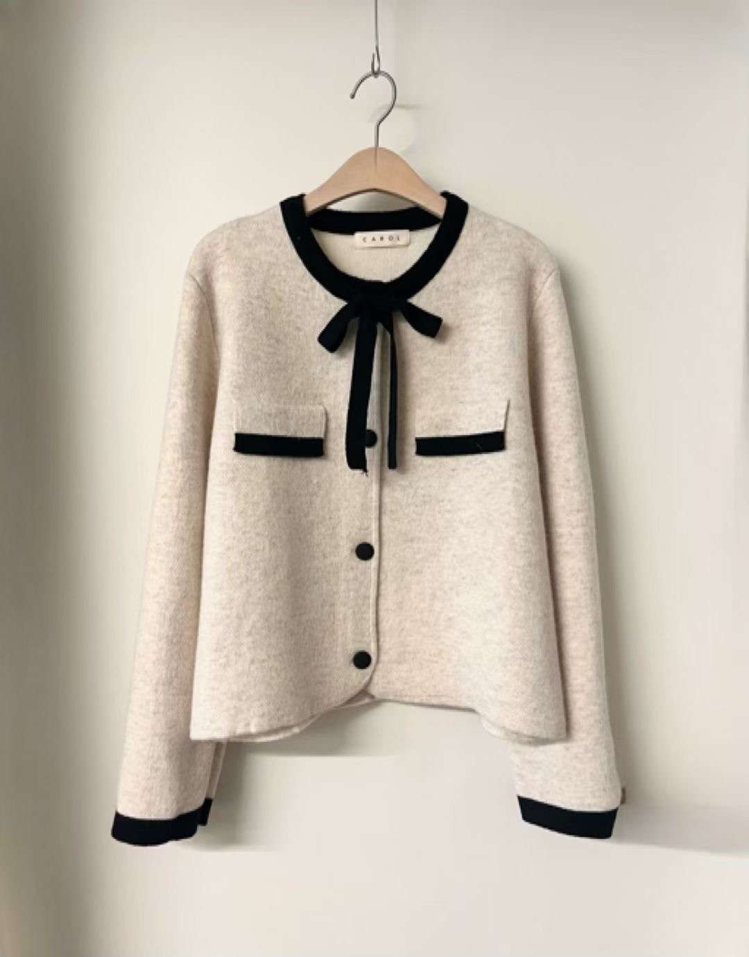 CAROL韓國代購㊣女裝新款職業推薦人氣真品熱賣休閑25秋冬針織衫CAROL針織衫