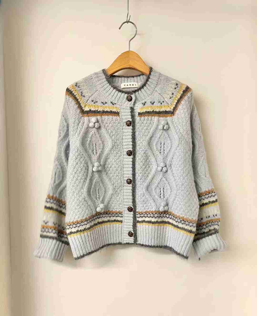 CAROL東大門㊣代購女士新款職業推薦時尚休閑真品25秋冬毛衣CAROL毛衣