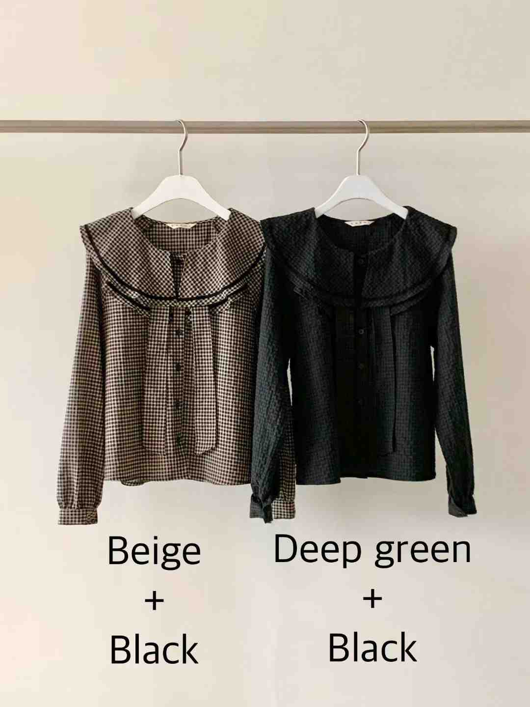 CAROL東大門㊣實拍女裝新品真品休閑推薦25秋冬人氣襯衫蕾絲衫CAROL襯衫/蕾絲衫