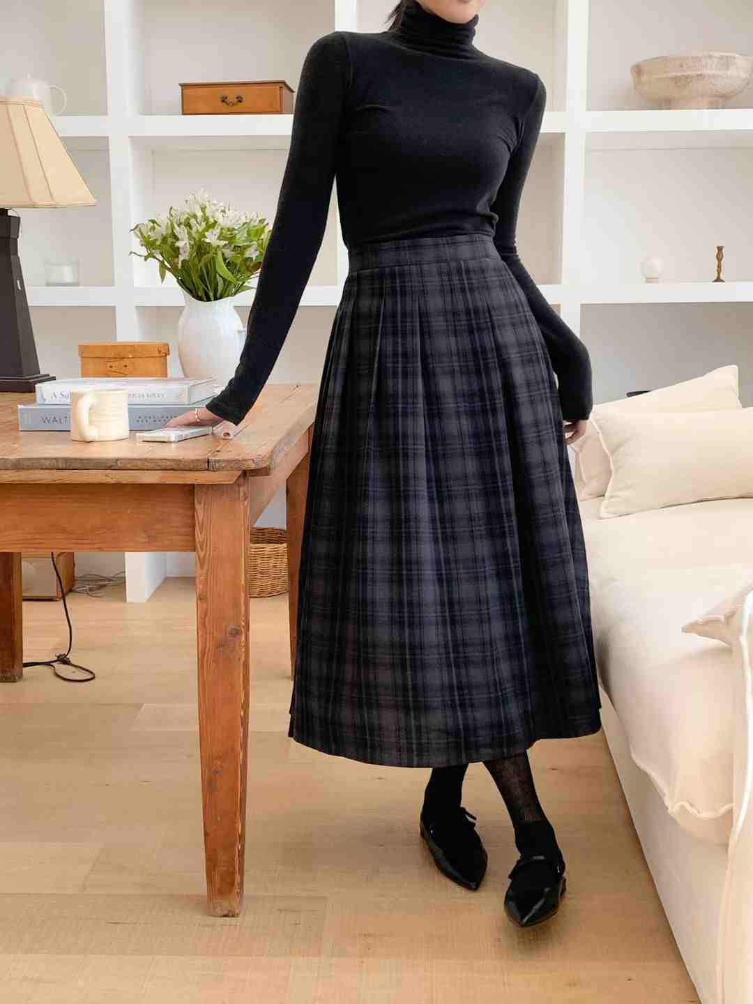 CAROL韓國直郵㊣女裝新品25秋冬人氣熱賣職業真品推薦時尚長裙CAROL長裙