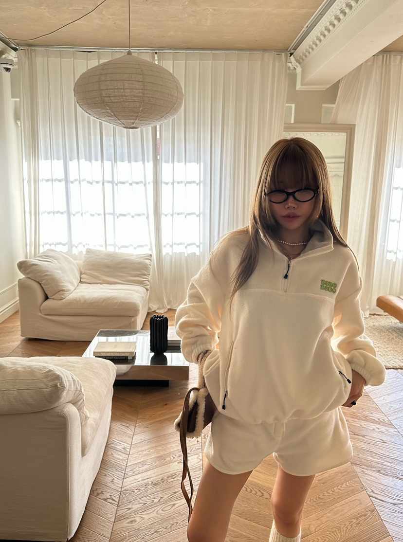 ZEROZERO東大門㊣代購女裝新款熱賣推薦職業25秋冬衛衣抓絨拉鏈ZEROZERO衛衣