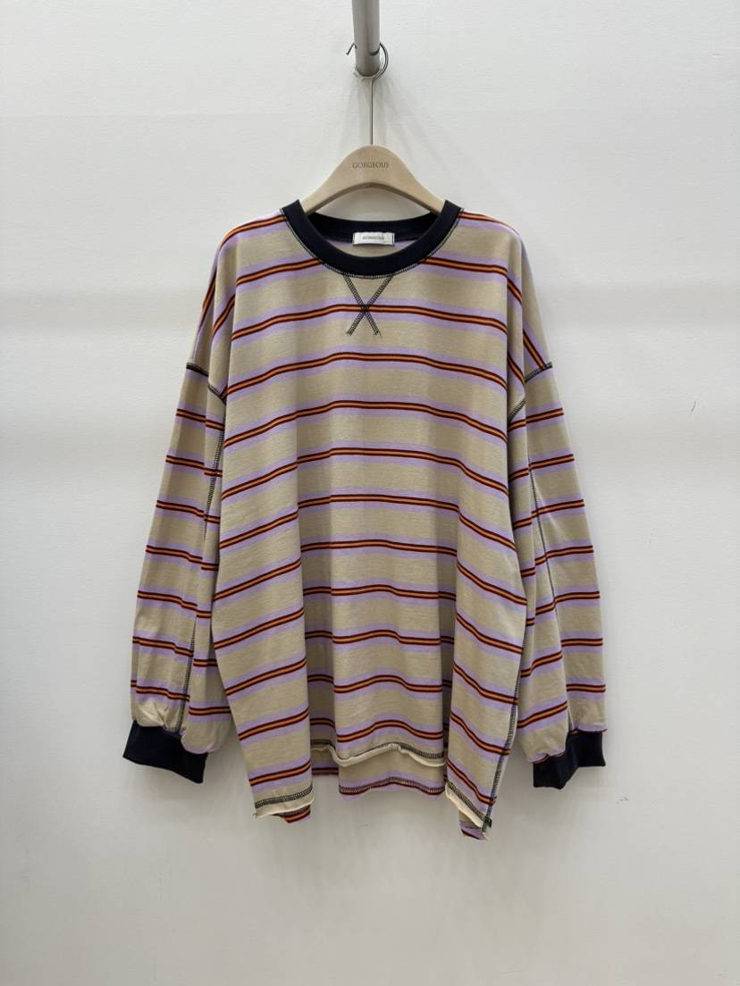 GORGEOUS韓國代購㊣女士新品休閑時尚推薦25秋冬職業長袖T恤GORGEOUS長袖T恤