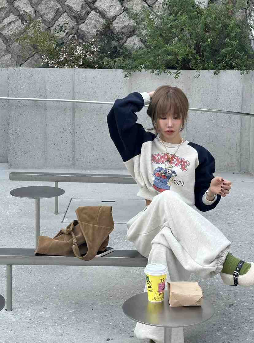 ZEROZERO東大門㊣實拍女士新品熱賣25秋冬真品衛衣大力水手ZEROZERO衛衣