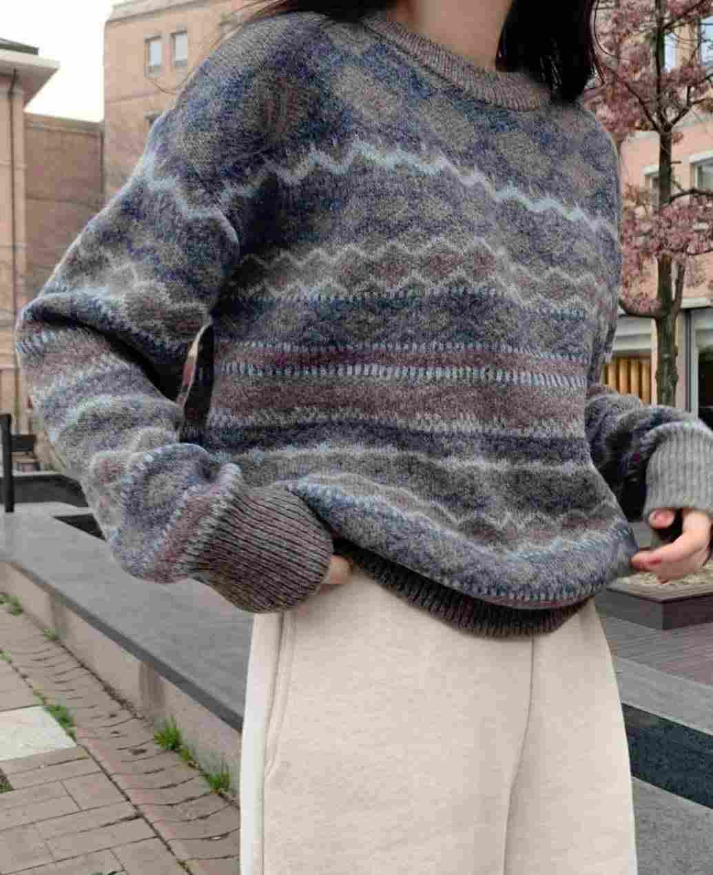 KNITPIA-니트피아-T韓國代購㊣女裝新款休閑推薦職業毛衣TWELVE-OT毛衣