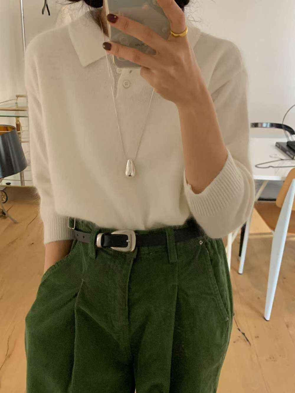 KNITPIA-니트피아-T韓國代購㊣女裝新品時尚真品職業針織衫TWELVE-OT針織衫